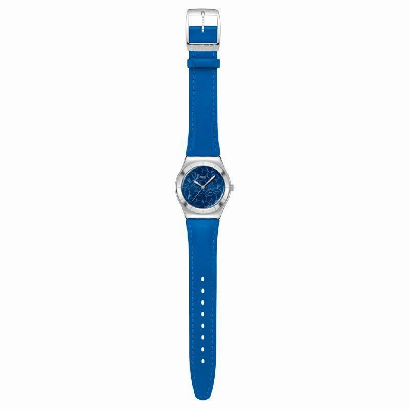 Swatch Irony BLUE PETAL PROMISE Watch YLS235