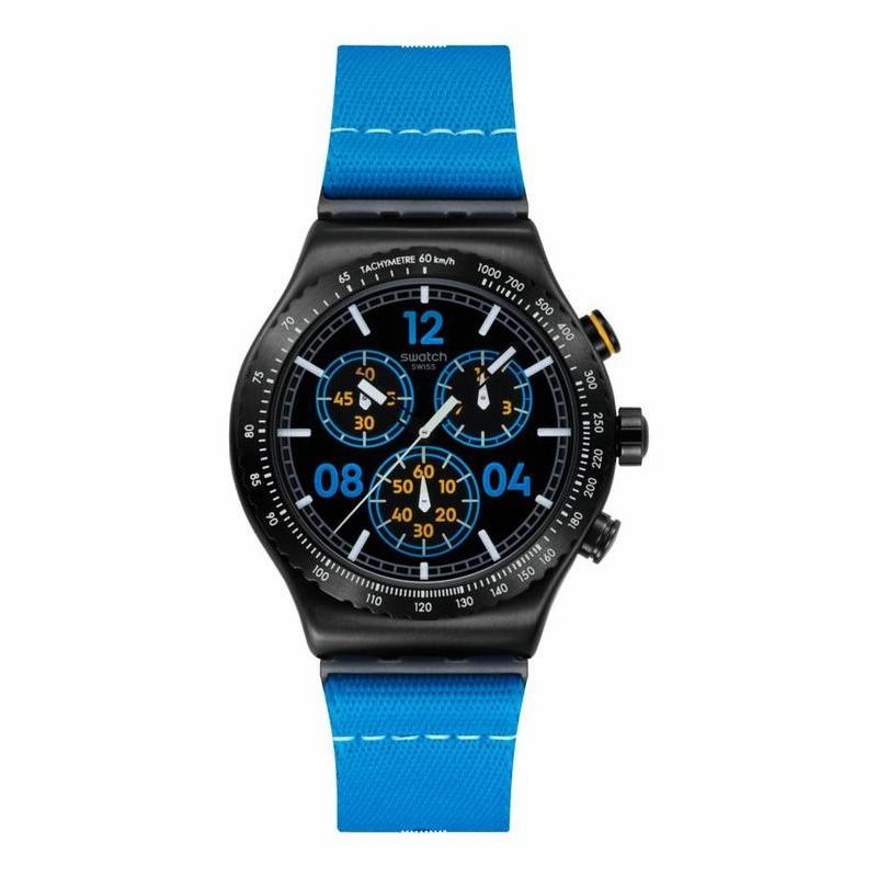 Swatch Moments Blue Watch YVB100
