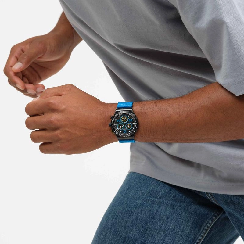 Swatch Moments Blue Watch YVB100