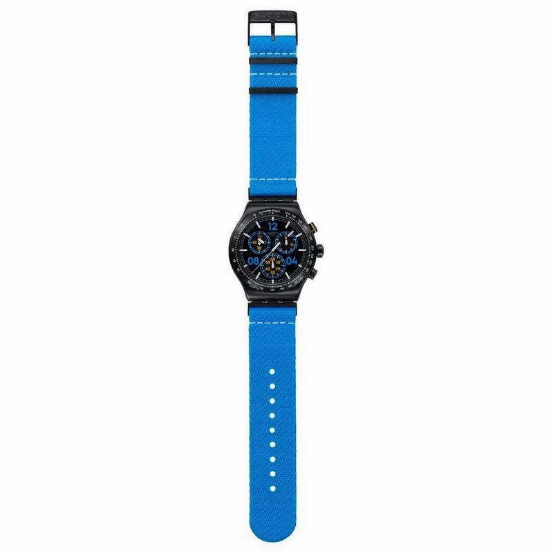 Swatch Moments Blue Watch YVB100