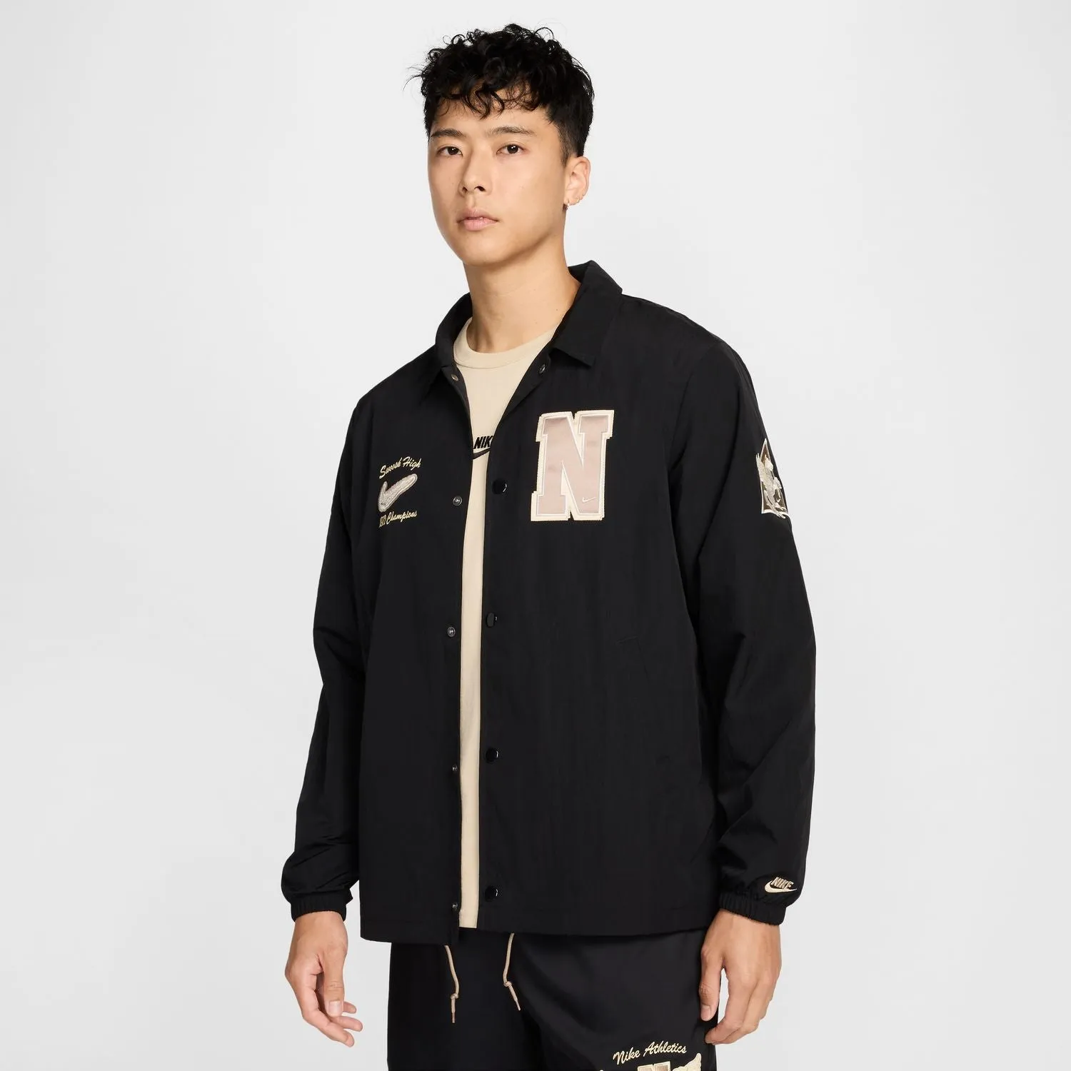 Swoosh High Coaches Jacket - Mens Clothing_Nike
