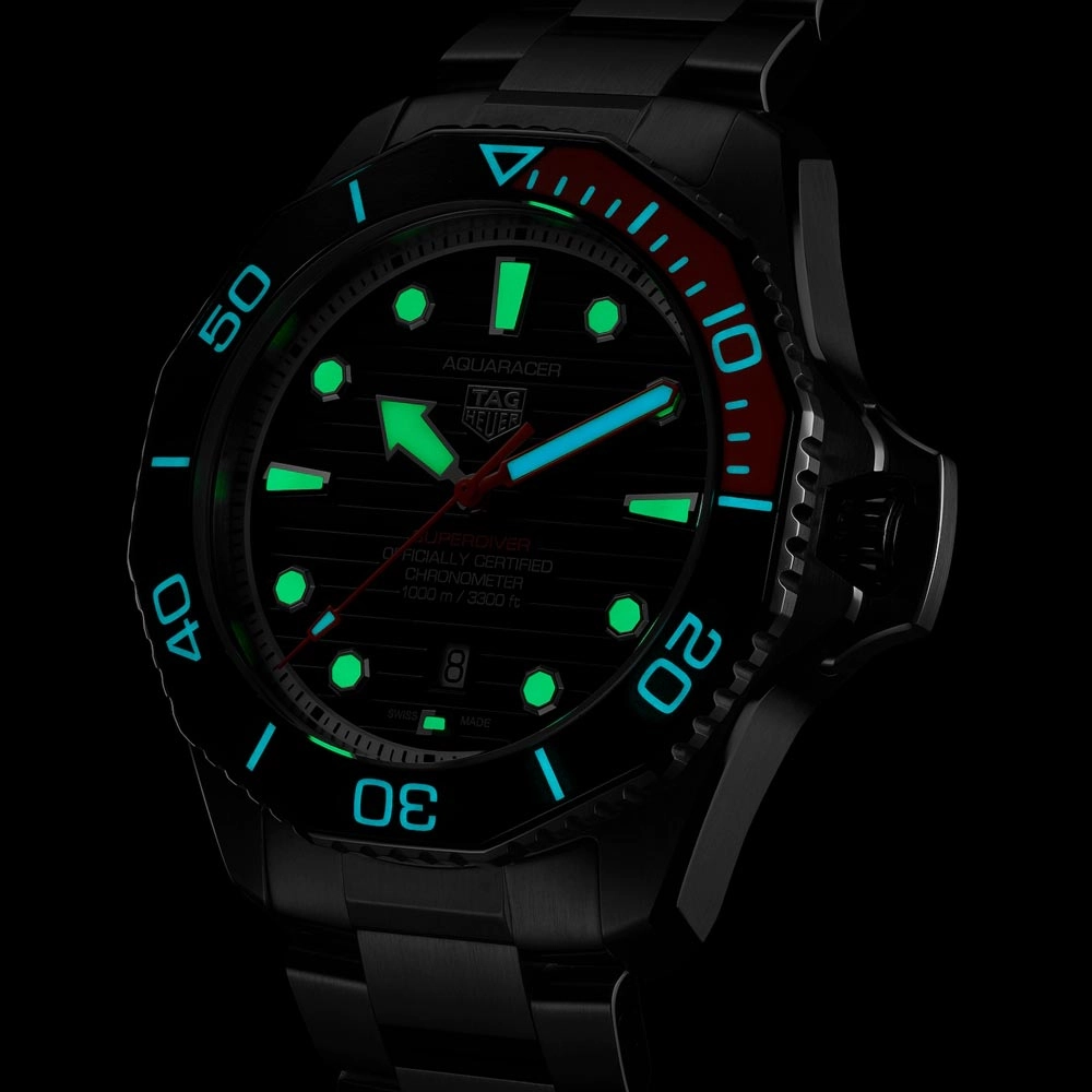 TAG Heuer Aquaracer Professional 1000 Superdiver 45mm Black Dial Titanium Automatic Gents Watch WBP5A8A.BF0619