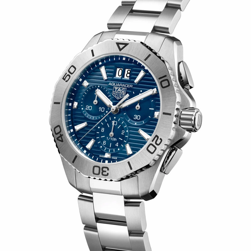 TAG Heuer Aquaracer Professional 200 40mm Blue Dial Chronograph Quartz Gents Watch CBP1113.BA0627
