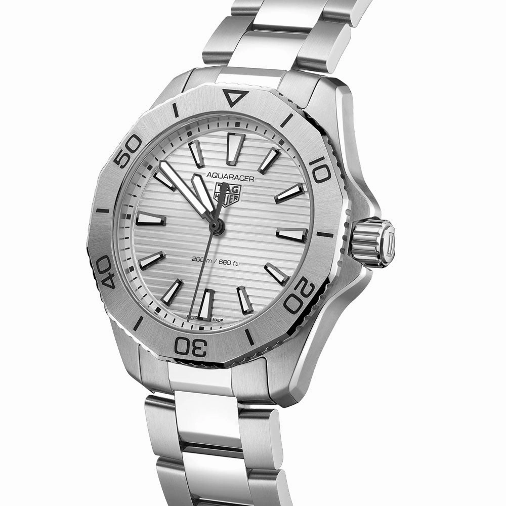 TAG Heuer Aquaracer Professional 200 40mm Silver Dial Quartz Gents Watch WBP1111.BA0627