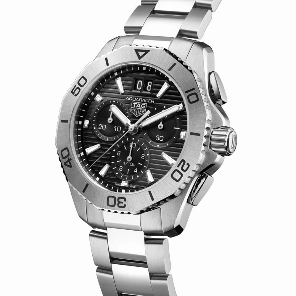 TAG Heuer Aquaracer Professional 200 Date 40mm Black Dial Chronograph Quartz Gents Watch CBP1110.BA0627