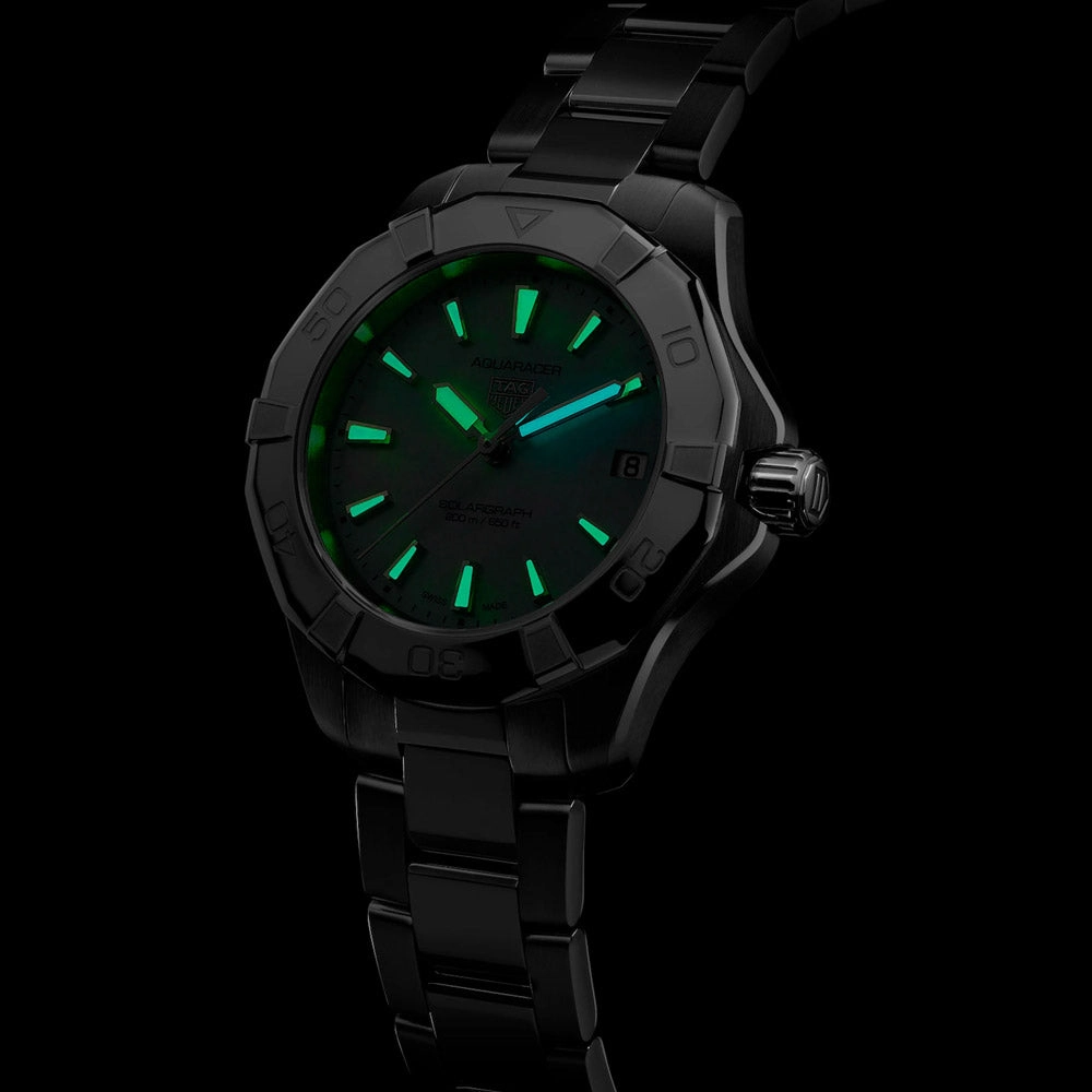 TAG Heuer Aquaracer Professional 200 Solargraph MOP Dial 34mm Quartz Ladies Watch WBP1312.BA0005