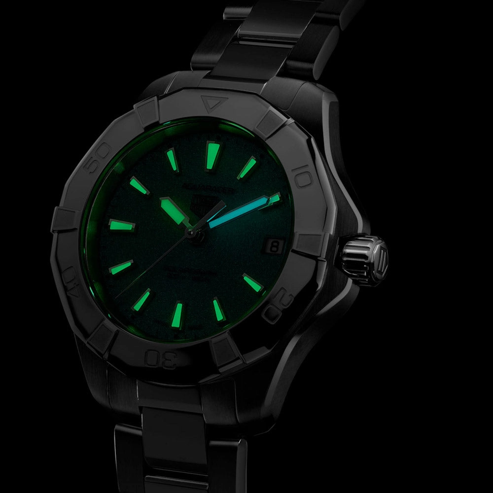 TAG Heuer Aquaracer Professional 200 Solargraph Turquoise Dial 34mm Quartz Ladies Watch WBP1315.BA0005