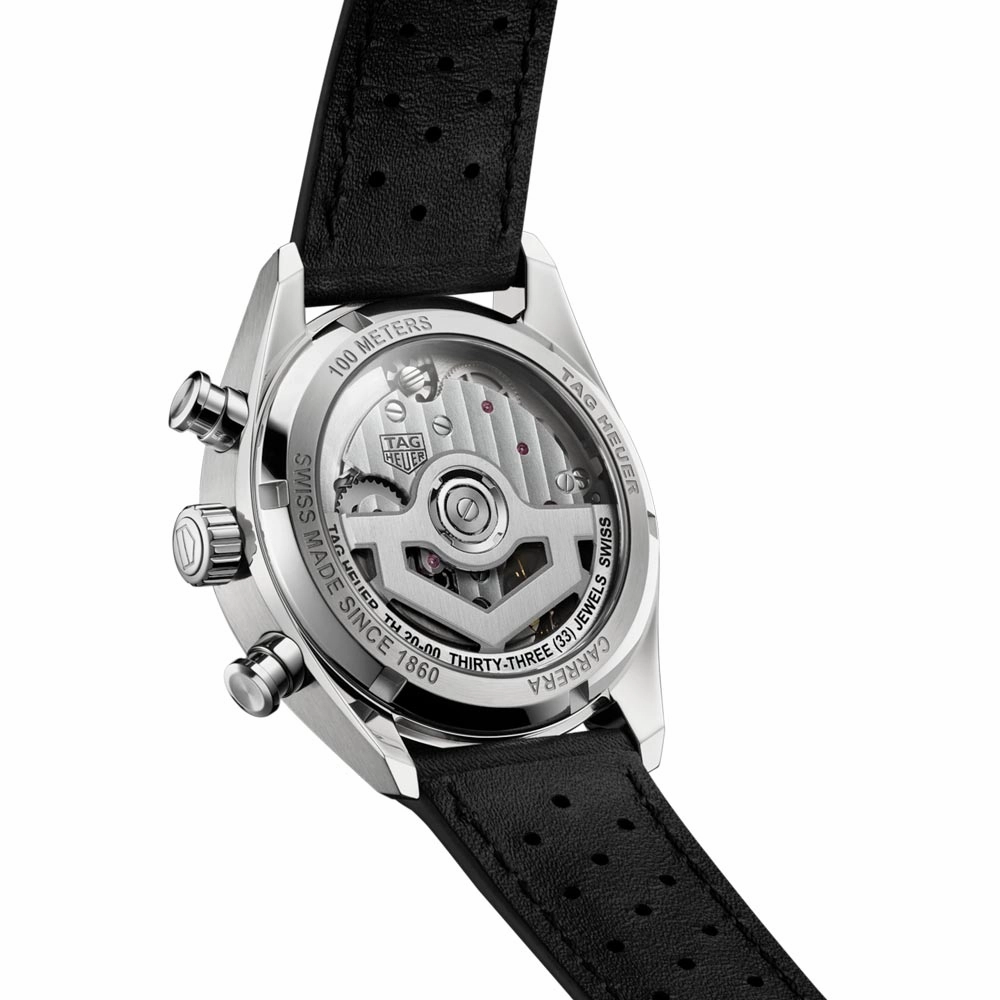 TAG Heuer Carrera 39mm Black Dial Automatic Chronograph Gents Watch CBS2210.FC6534