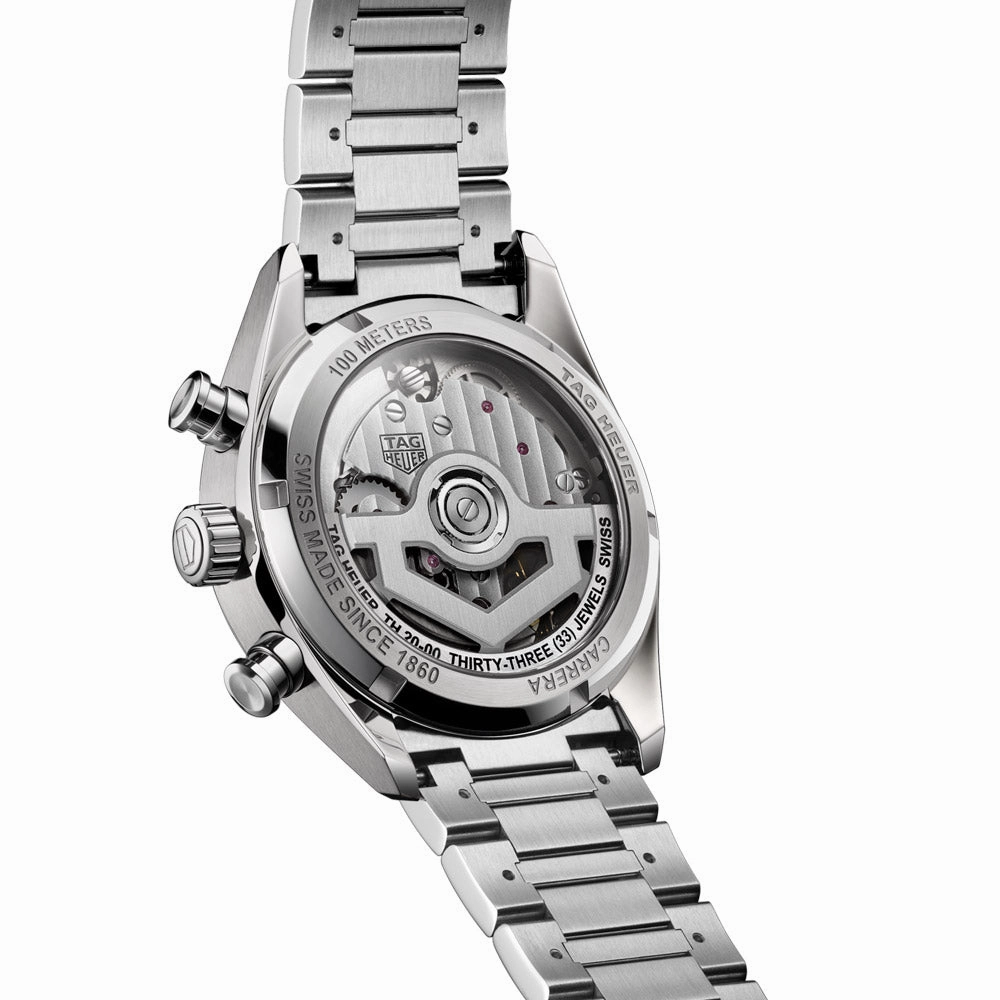TAG Heuer Carrera 39mm Silver Dial Automatic Chronograph Gents Watch CBS2216.BA0041