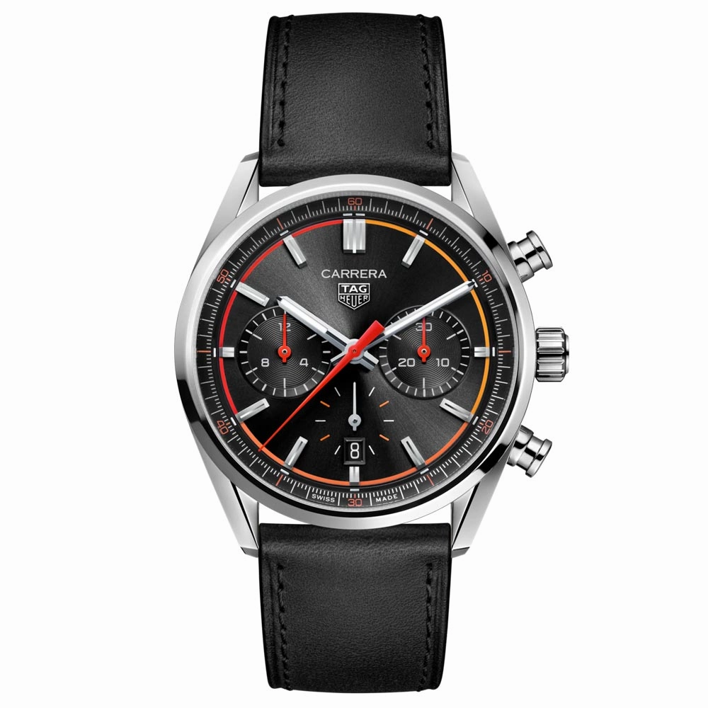TAG Heuer Carrera 42mm Black Dial Automatic Chronograph Gents Watch CBN201C.FC6542