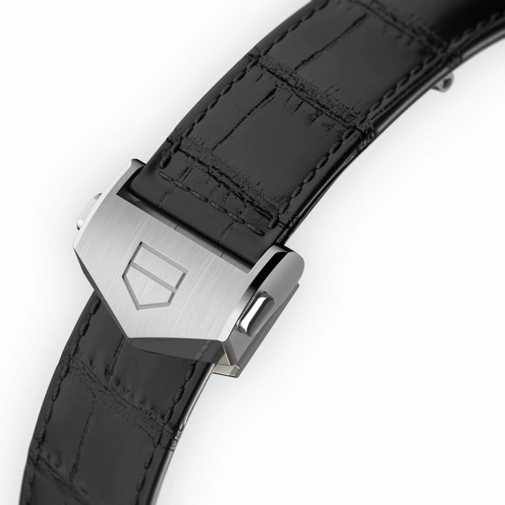 TAG Heuer Carrera 44mm Black Dial 18ct Rose Gold & Steel Automatic Chronograph Gents Watch CBN2A5A.FC6481