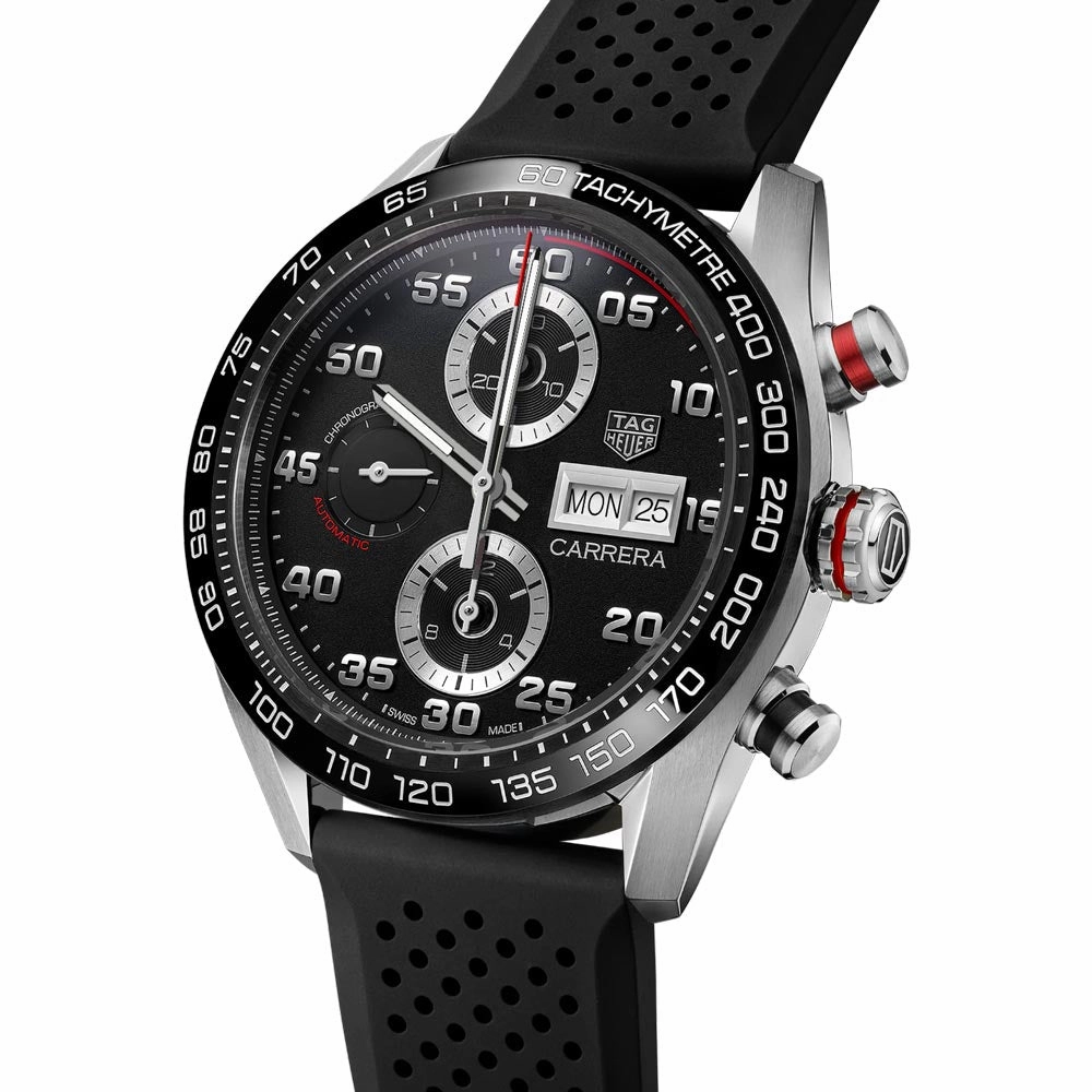 TAG Heuer Carrera 44mm Black Dial Automatic Chronograph Gents Watch CBN2A1AA.FT6228
