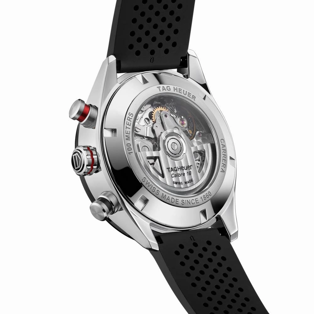 TAG Heuer Carrera 44mm Black Dial Automatic Chronograph Gents Watch CBN2A1AA.FT6228