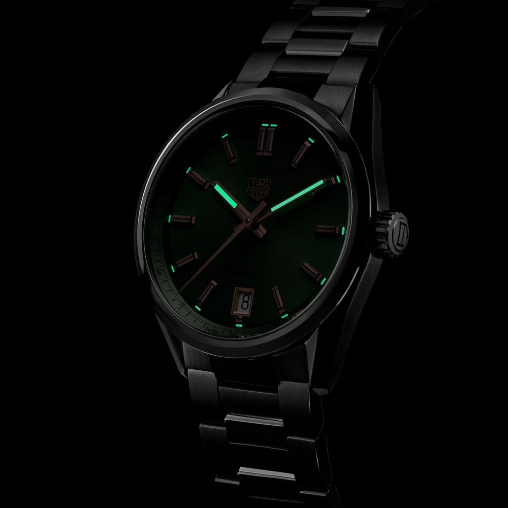 TAG Heuer Carrera Date 36mm Green Dial Automatic Ladies Watch WBN2312.BA0001