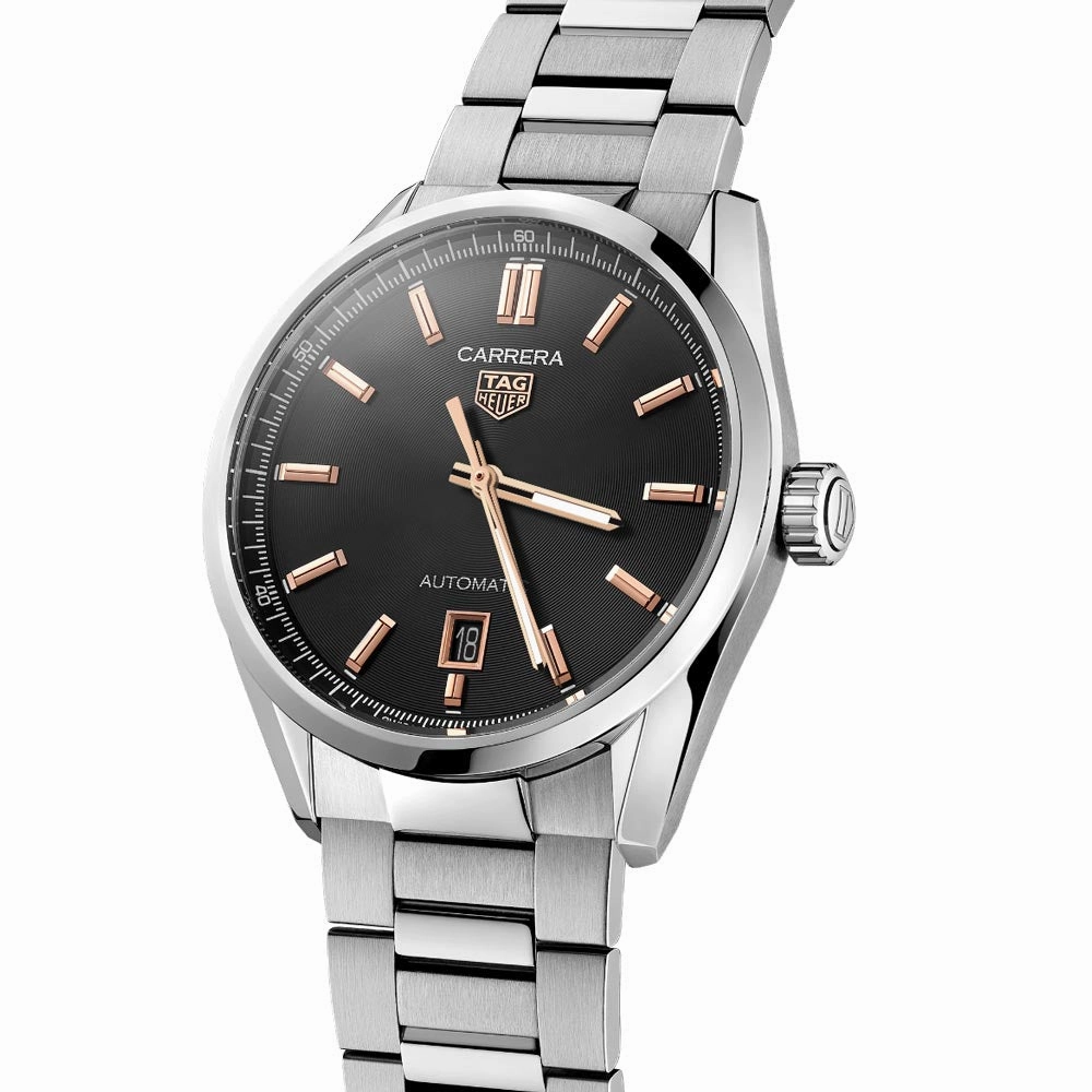 TAG Heuer Carrera Date 39mm Black Dial Automatic Gents Watch WBN2113.BA0639
