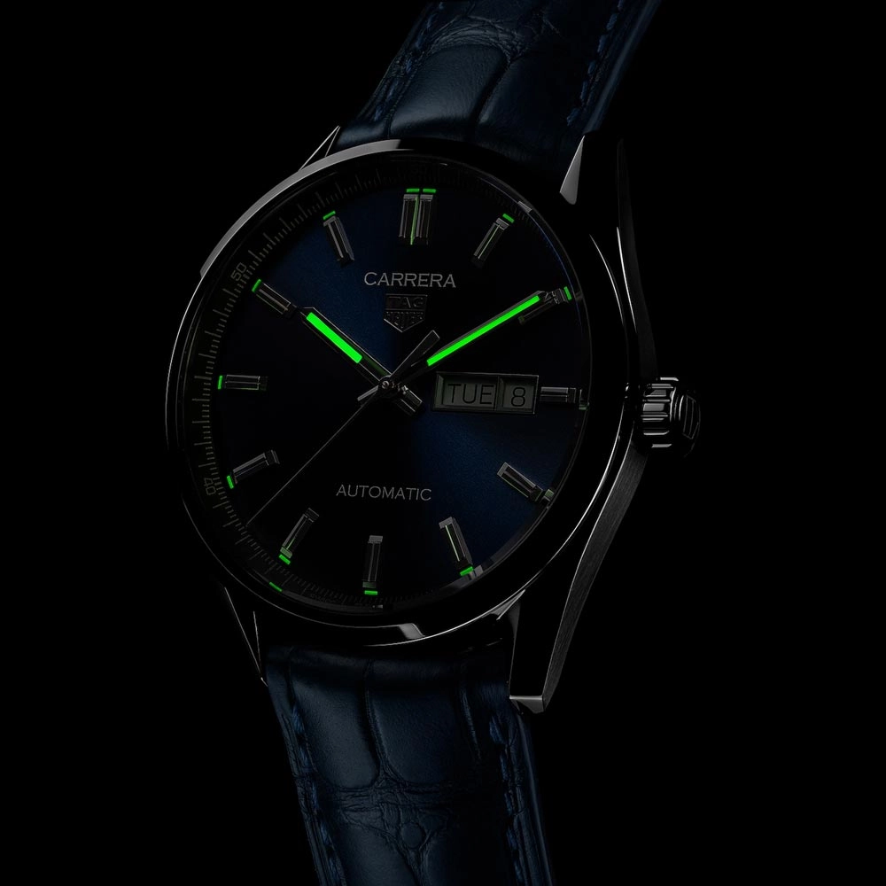 TAG Heuer Carrera Day Date 41mm Blue Dial Automatic Gents Watch WBN2012.FC6502
