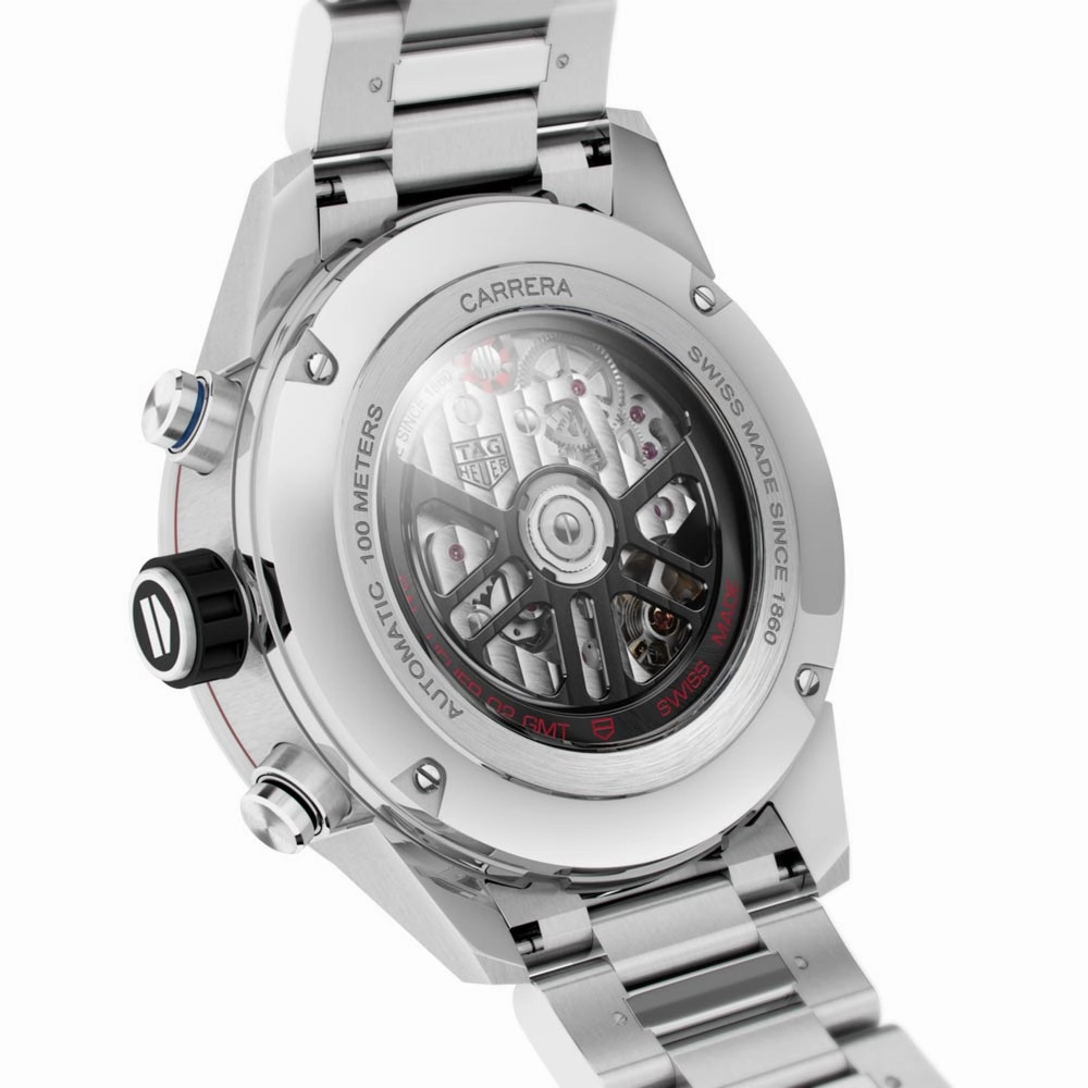 TAG Heuer Carrera GMT 45mm Skeleton Dial Automatic Chronograph Gents Watch CBG2A1Z.BA0658
