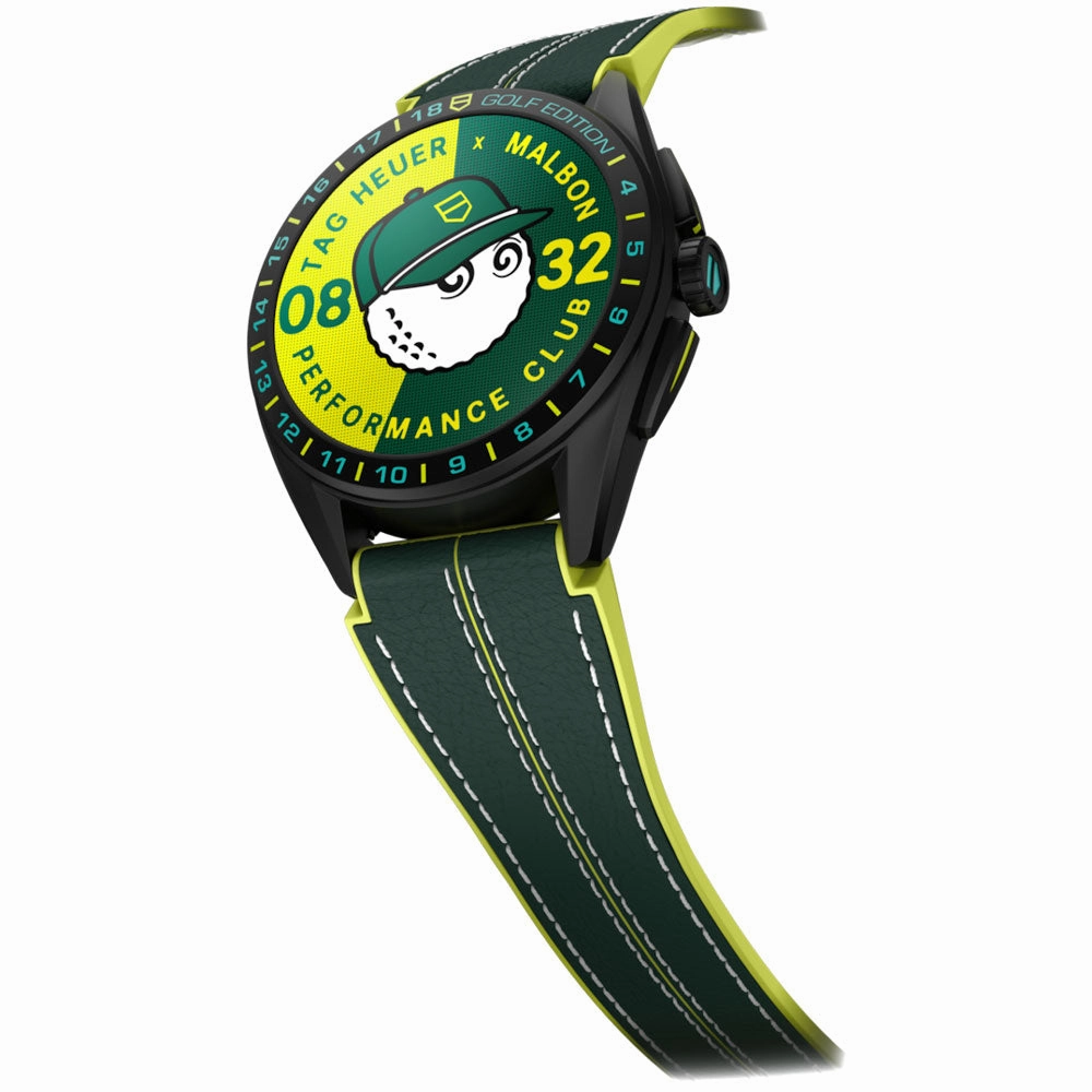 TAG Heuer Connected Calibre E4 Malbon Gold Edition 45mm Titanium SmartWatch SBR8A85.EB0338