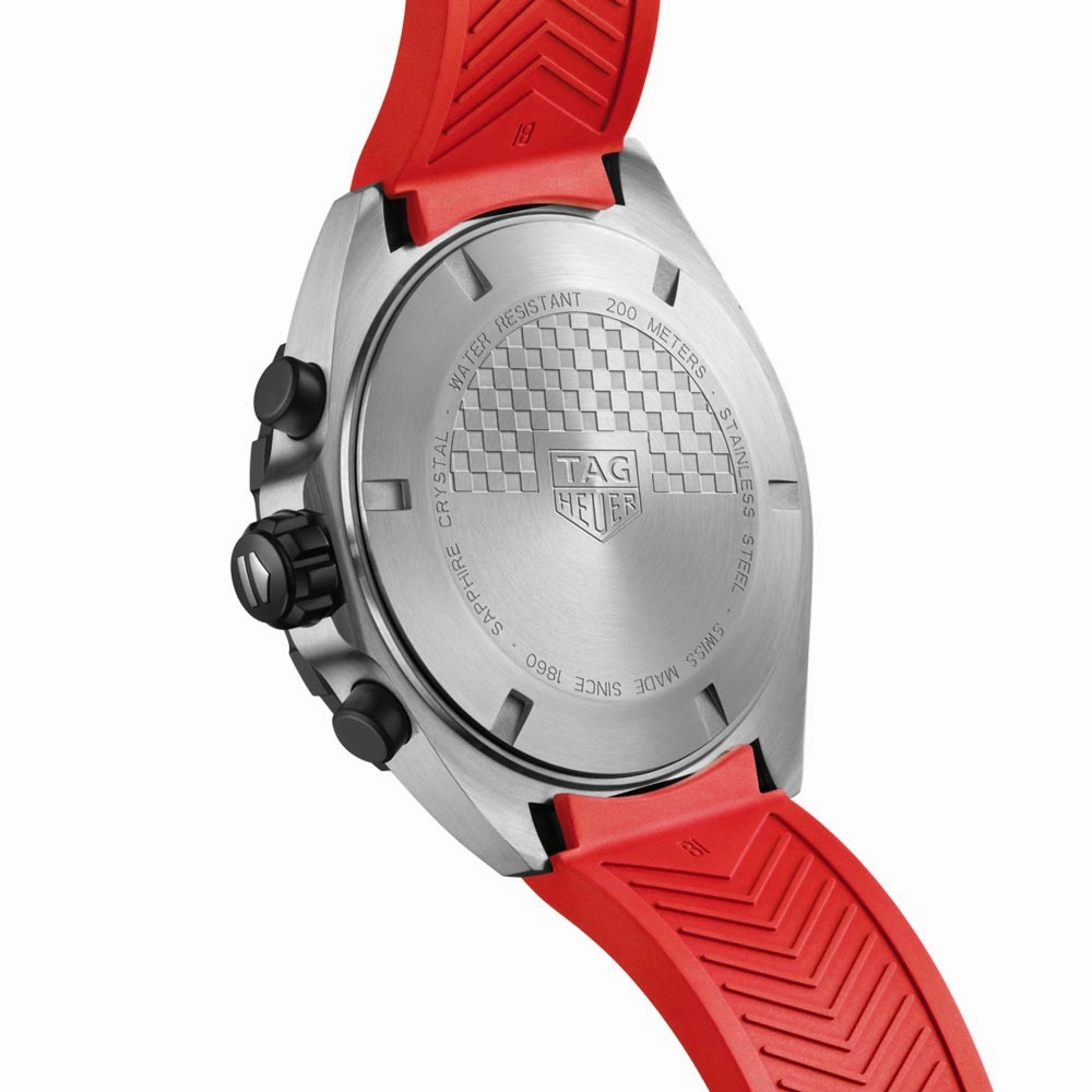 TAG Heuer Formula 1 43mm Red Dial Quartz Chronograph Gents Watch CAZ101AN.FT8055