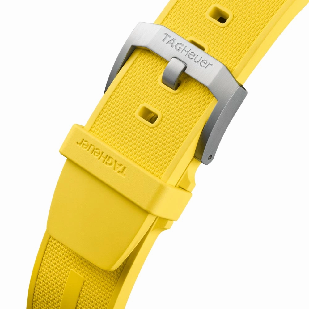 TAG Heuer Formula 1 43mm Yellow Dial Quartz Chronograph Gents Watch CAZ101AM.FT8054