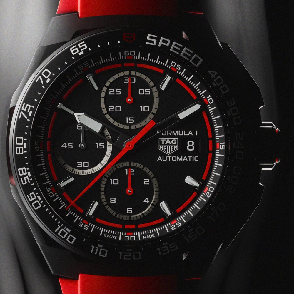 TAG Heuer Formula 1 Chronograph 44mm Black Dial Titanium Automatic Watch CBZ2085.FT8093