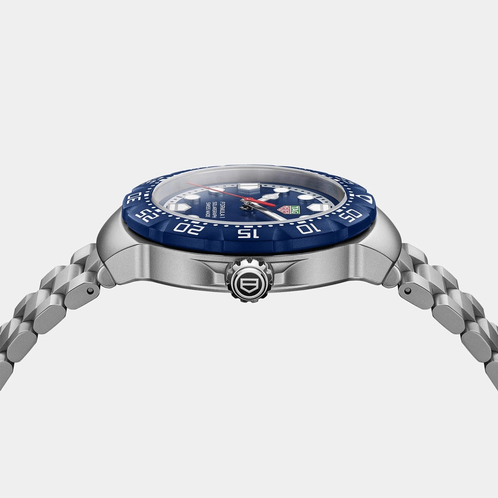 TAG Heuer Formula 1 Solargraph 38mm Blue Dial Quartz Watch WBY1112.BA0042