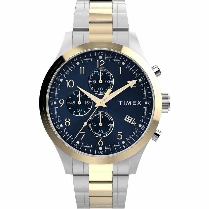 Timex Chronograph Tachymeter 40mm Stainless Steel Bracelet Watch