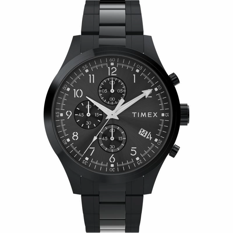 Timex Chronograph Tachymeter 40mm Stainless Steel Bracelet Watch