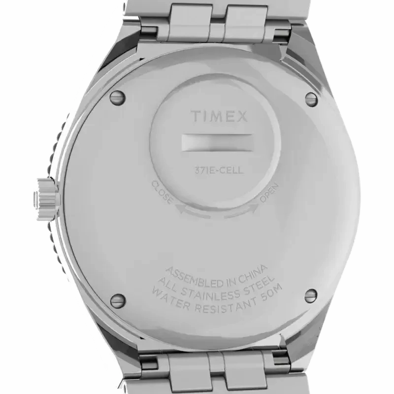 TIMEX GMT 38mm Stainless Steel Bracelet Watch