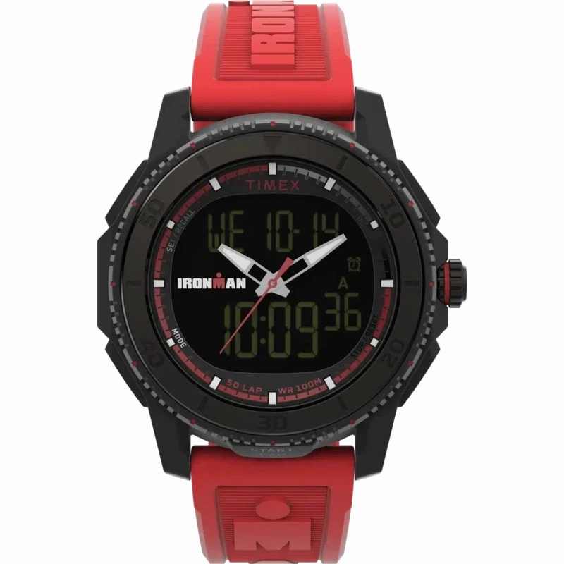 TIMEX IRONMAN Adrenaline Ana-digi 46mm PU Strap Watch
