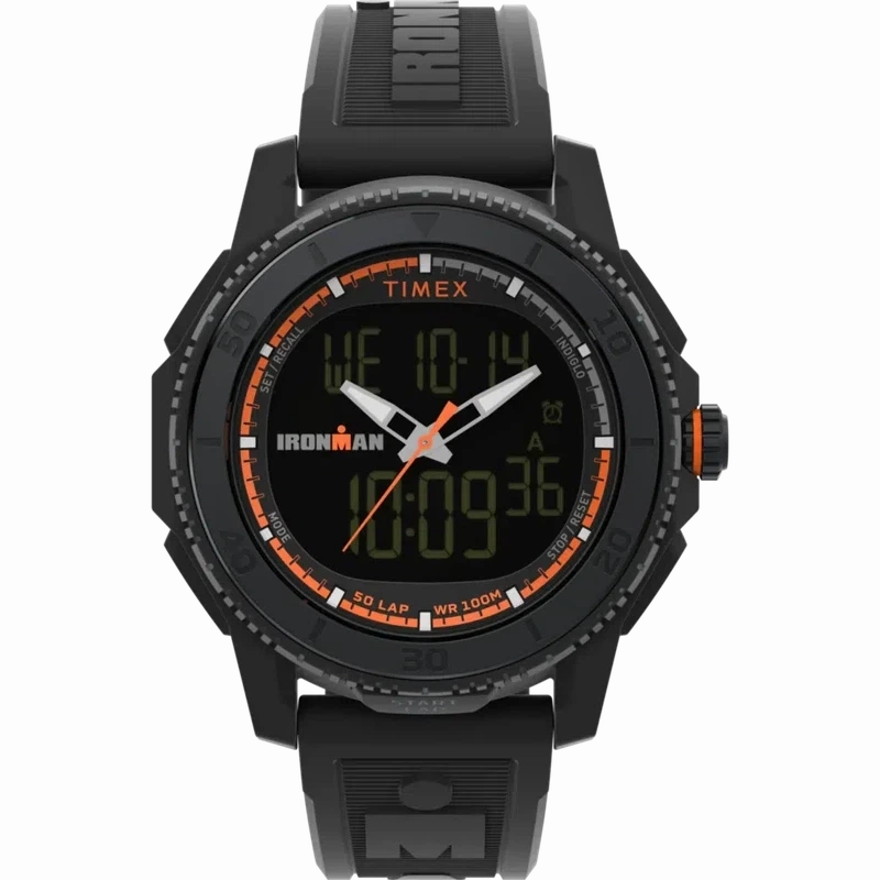 TIMEX IRONMAN Adrenaline Ana-digi 46mm PU Strap Watch