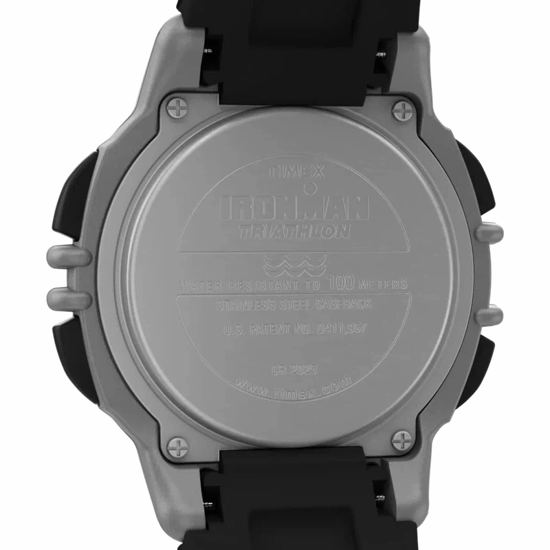 TIMEX IRONMAN Flix 100 Lap 42mm PU Strap Watch