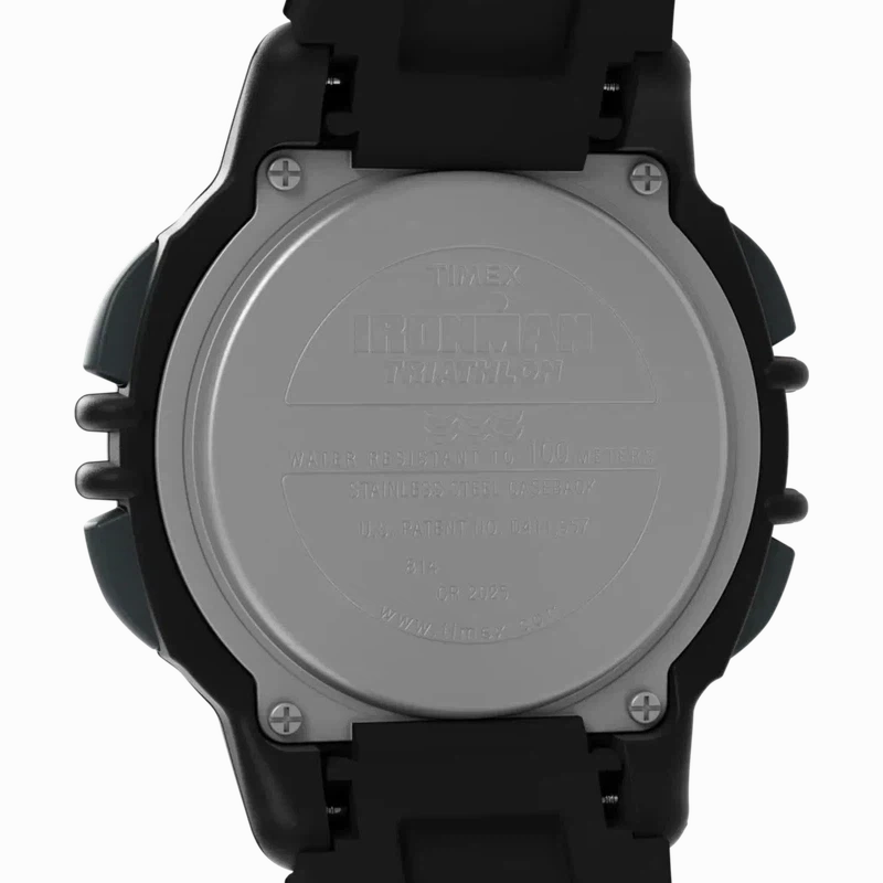 TIMEX IRONMAN Flix 100 Lap 42mm PU Strap Watch