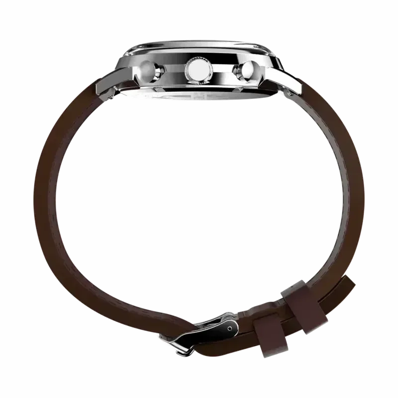 TIMEX Marlin Chronograph Tachymeter 40mm Leather Strap Watch