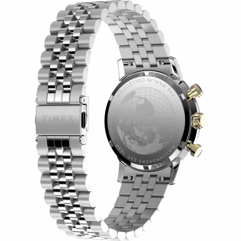 Timex Marlin Chronograph Tachymeter 40mm Stainless Steel Bracelet Watch