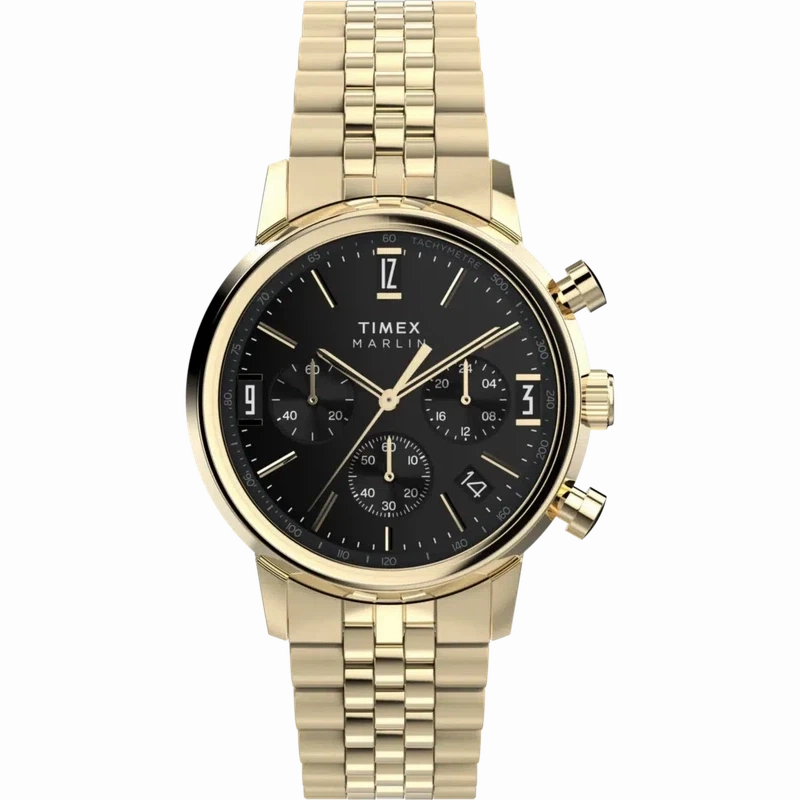 Timex Marlin Chronograph Tachymeter 40mm Stainless Steel Bracelet Watch