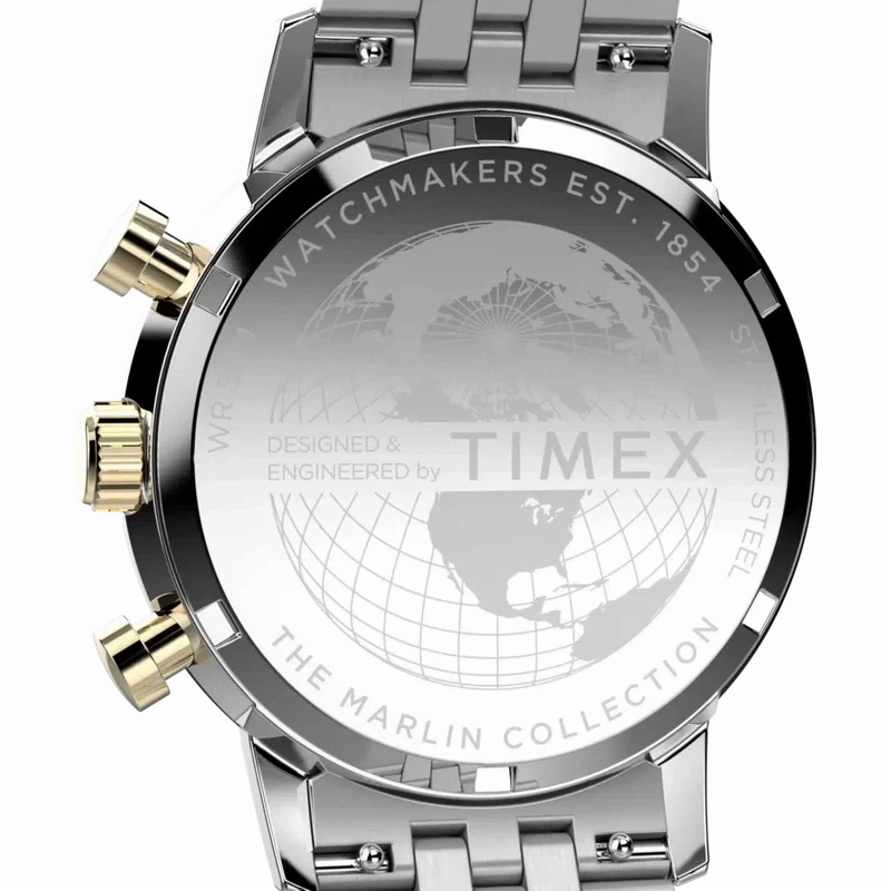 Timex Marlin Chronograph Tachymeter 40mm Stainless Steel Bracelet Watch