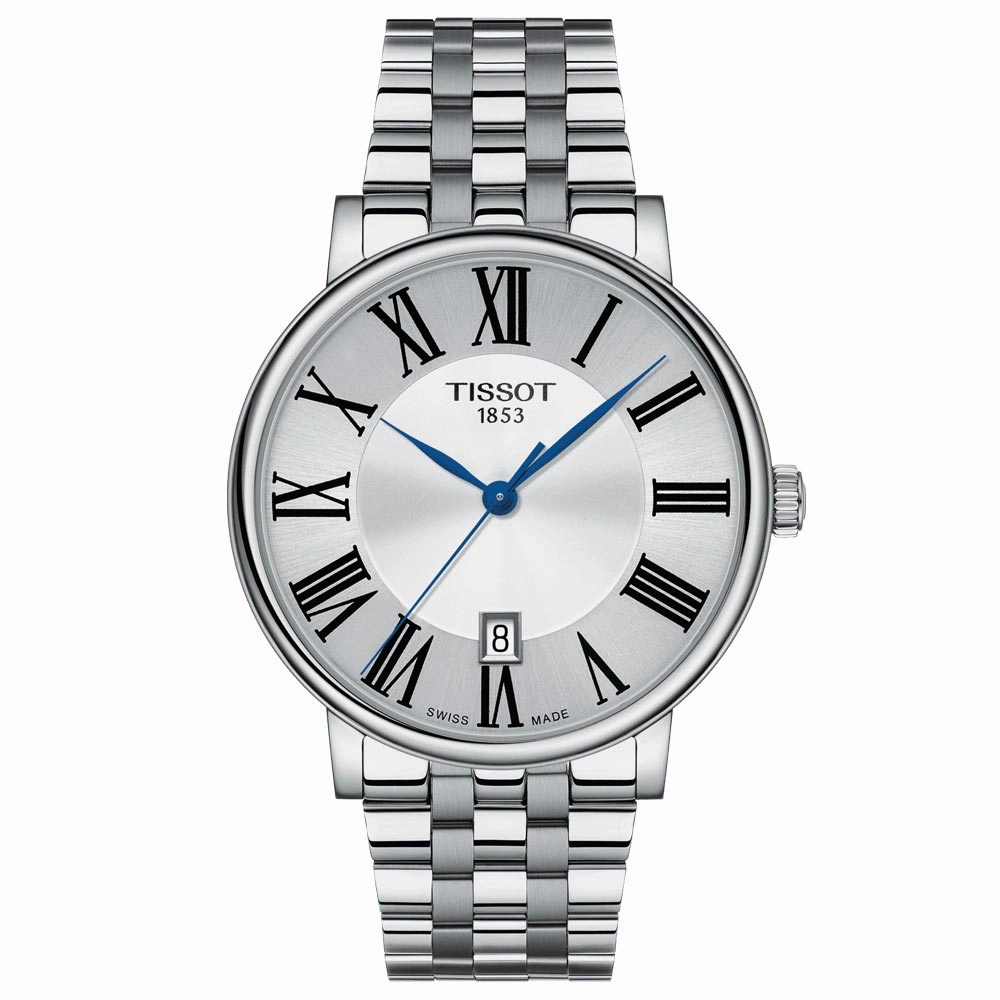 Tissot Carson Premium 40mm Silver Dial Gents Quartz Watch T1224101103300