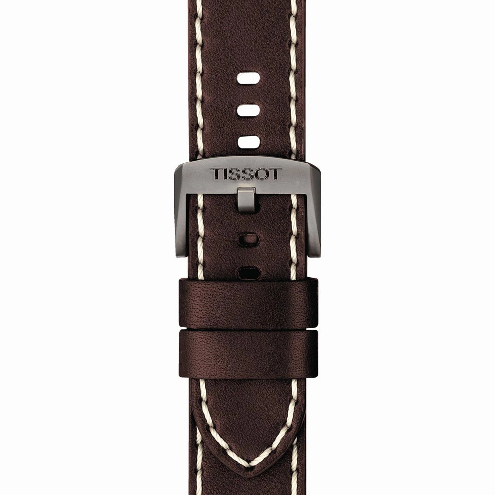 Tissot Chrono XL 45mm Blue Dial Grey PVD Steel Gents Quartz Watch T1166173604700