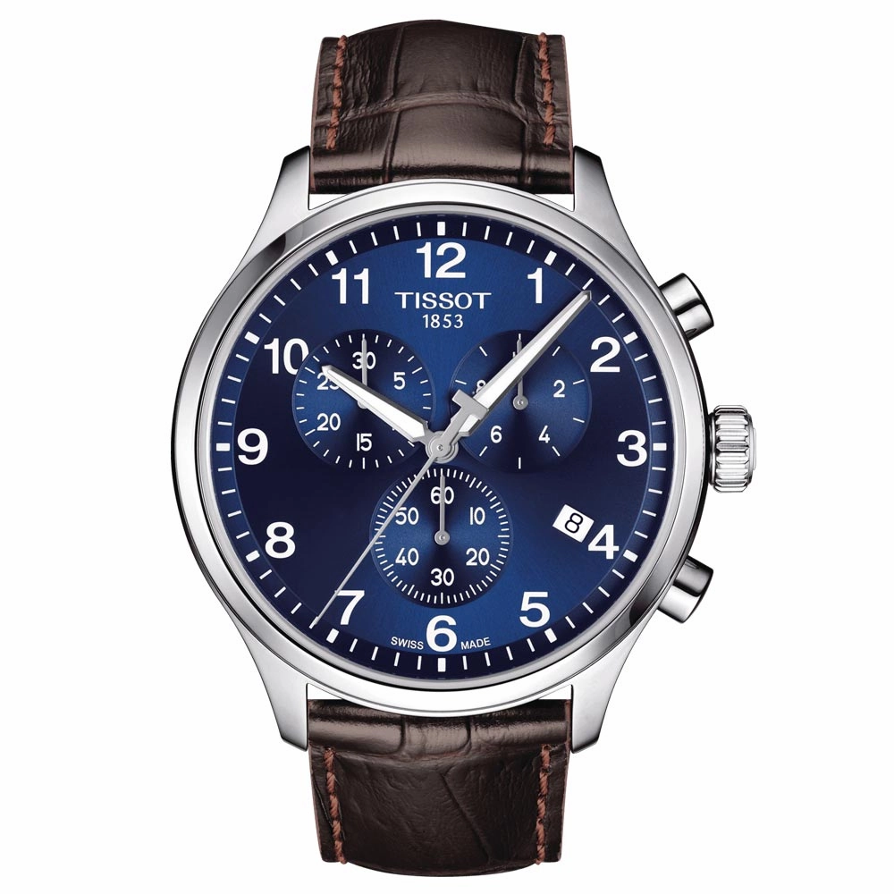 Tissot Chrono XL 45mm Blue Dial Quartz Gents Watch T1166171604700