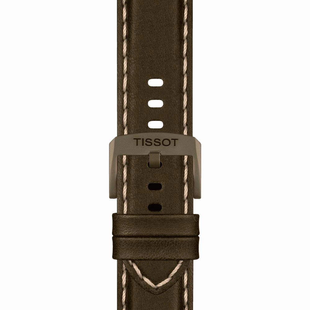 Tissot Chrono XL 45mm Khaki Dial Khaki PVD Steel Gents Quartz Watch T1166173609200