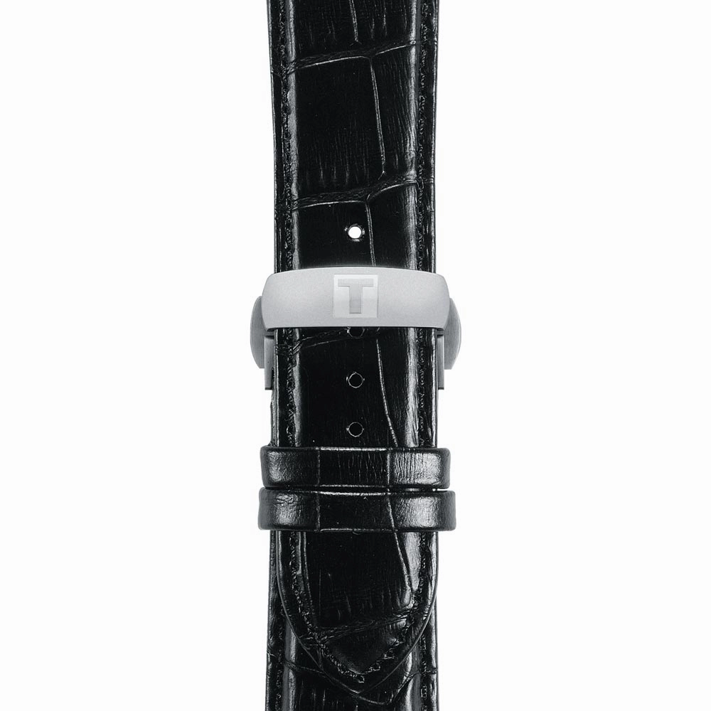Tissot Couturier Chronograph 41mm Black Dial Quartz Gents Watch T0356171605100
