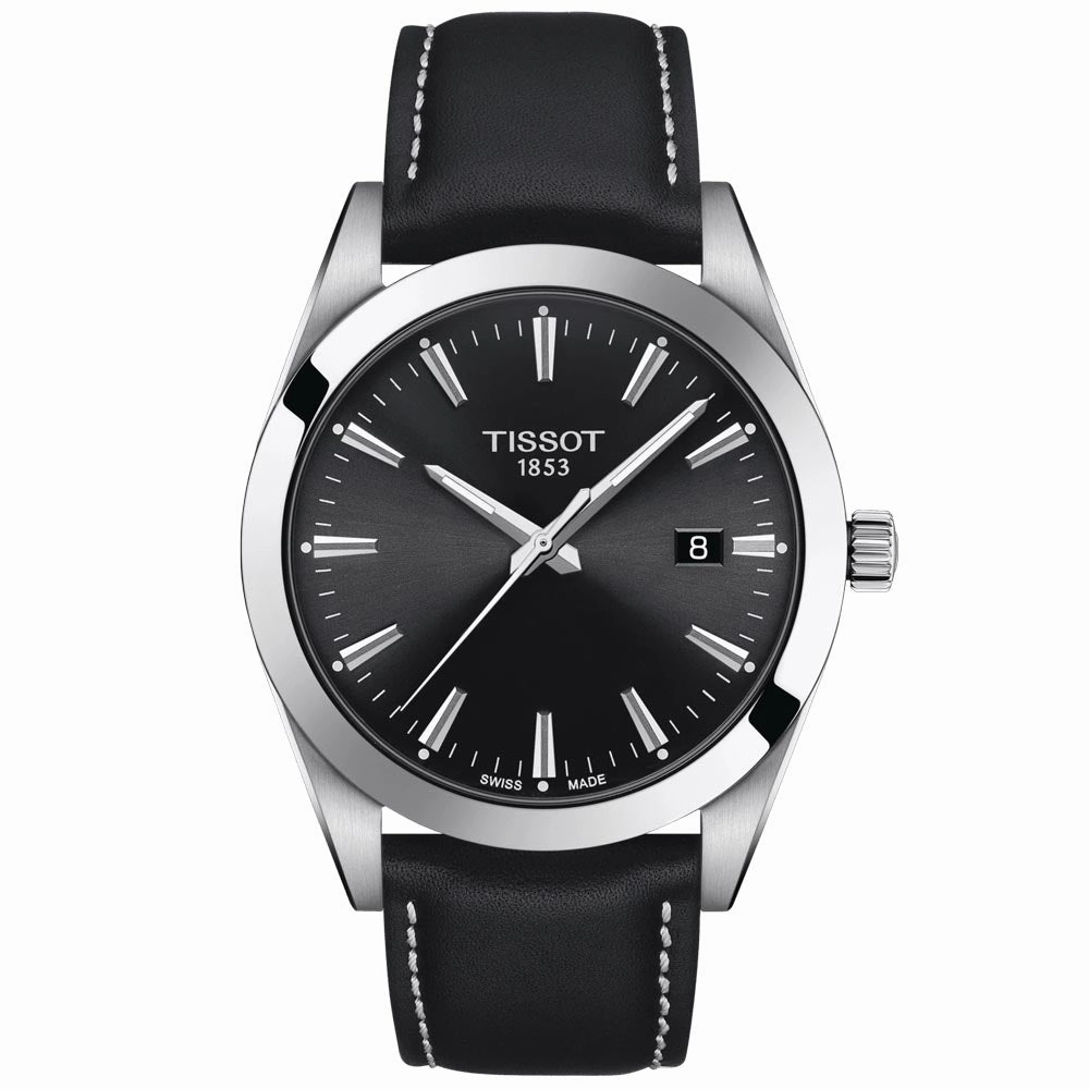 Tissot Gentleman 40mm Black Dial Gents Quartz Watch T1274101605100