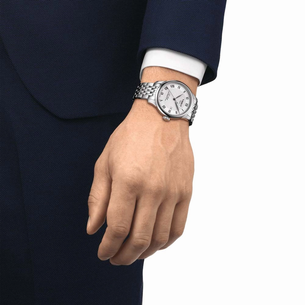Tissot Le Locle Powermatic 80 Silver Dial 39.3mm Automatic Gents Watch T0064071103300