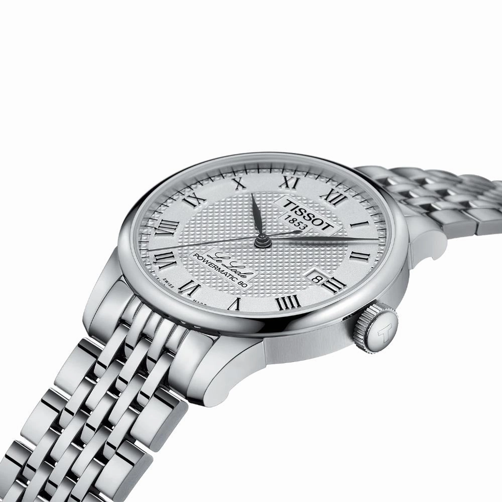 Tissot Le Locle Powermatic 80 Silver Dial 39.3mm Automatic Gents Watch T0064071103300