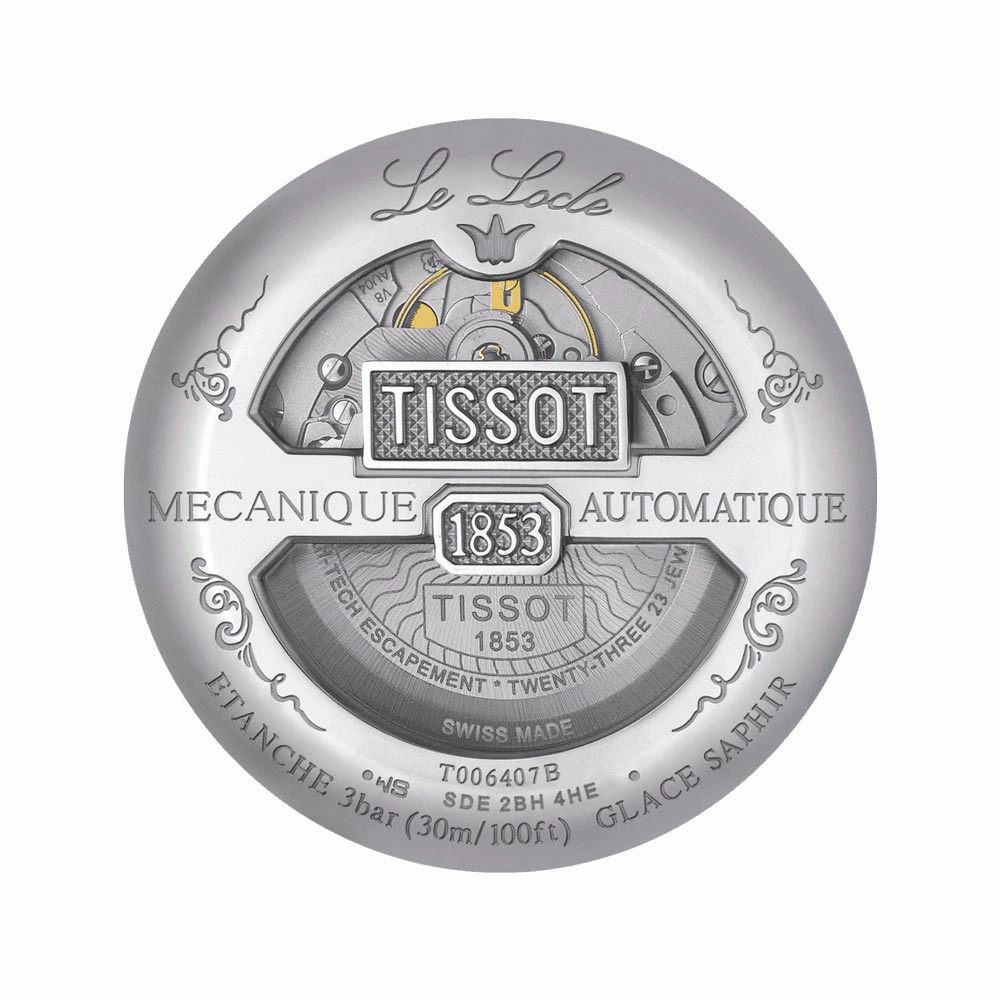 Tissot Le Locle Powermatic 80 Silver Dial 39.3mm Automatic Gents Watch T0064071103300