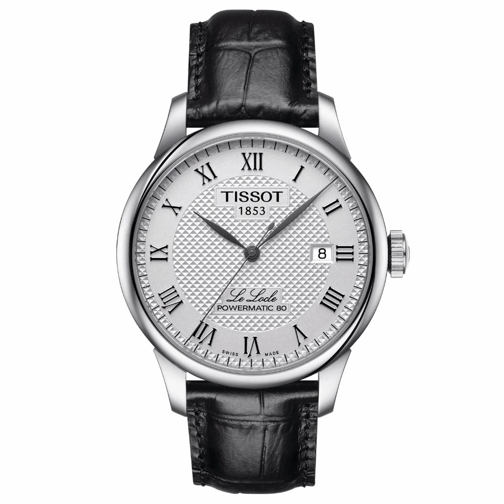 Tissot Le Locle Powermatic 80 Silver Dial 39.3mm Automatic Gents Watch T0064071603300