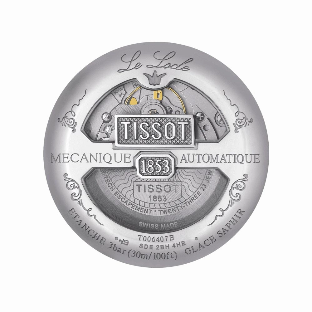 Tissot Le Locle Powermatic 80 Silver Dial 39.3mm Automatic Gents Watch T0064071603300