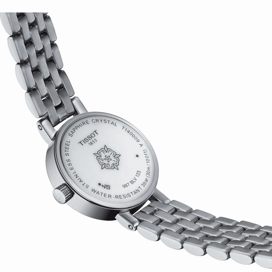 Tissot Lovely Round 19.5mm MOP Diamond Dot Dial Ladies Quartz Watch T1400096111600