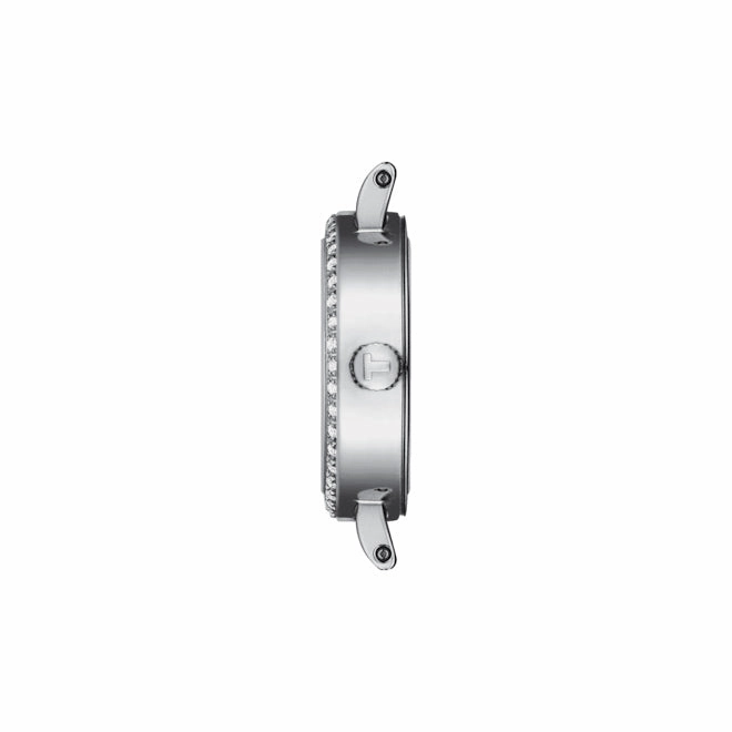 Tissot Lovely Round 19.5mm MOP Diamond Dot Dial Ladies Quartz Watch T1400096111600